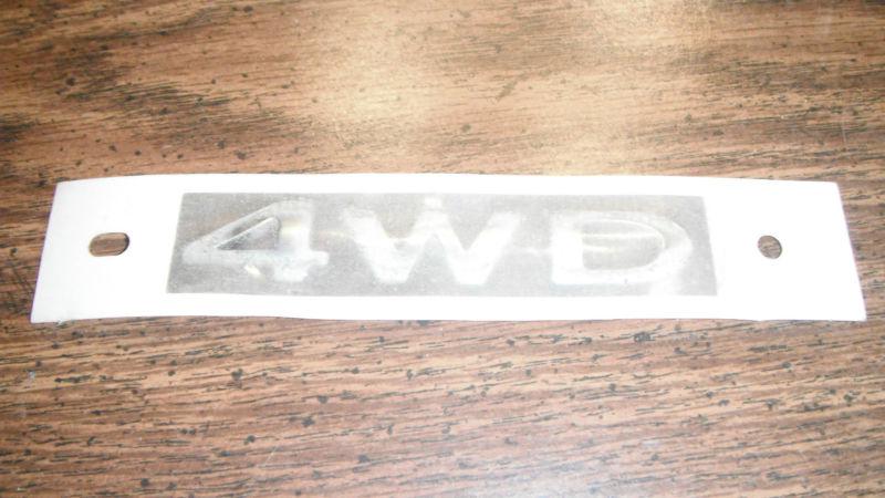 Oem 2011 - 2013 ford explorer 4wd fender emblem 