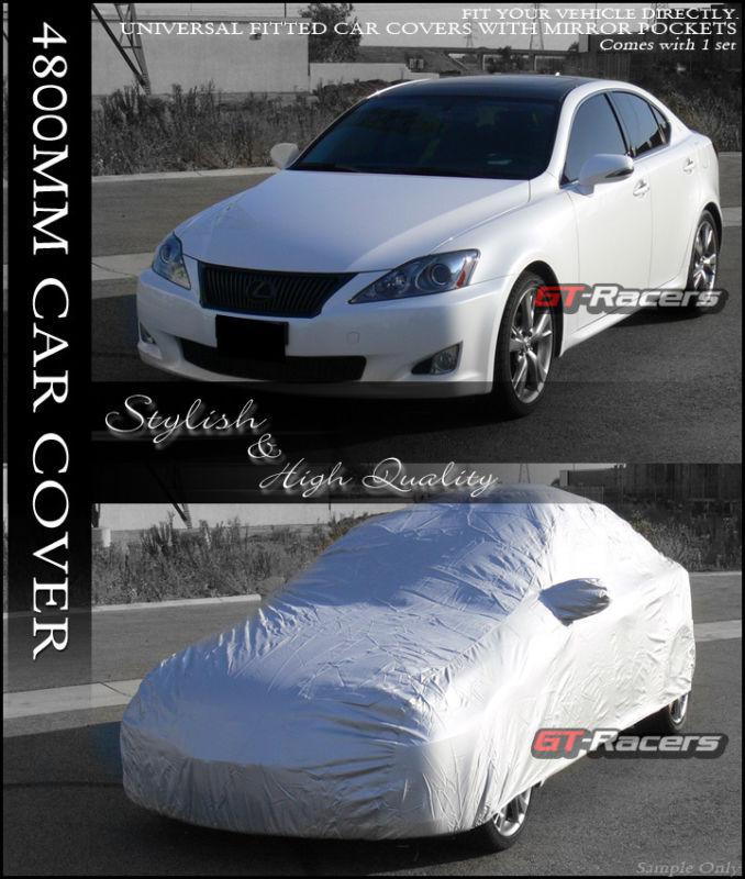 Medium mid-size car universal car cover coupe convertible sedan wagon hb 4800mm