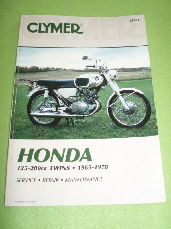 Honda cb200 cl200 cl175 cb175 ca175 cl160 cb125 ss125a cl125 cb160 twins manual