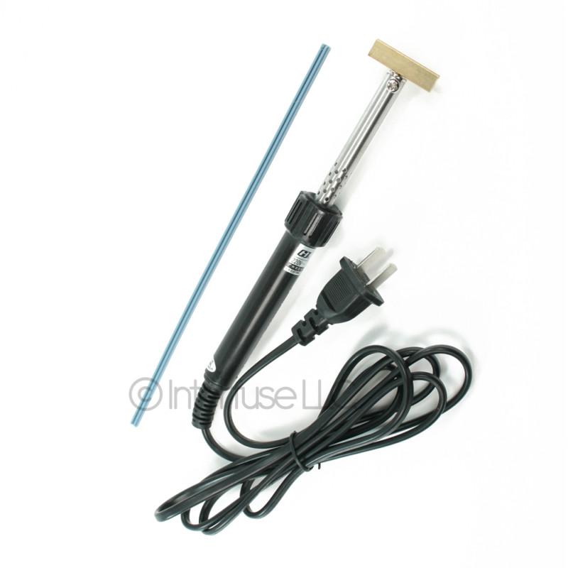 30w soldering iron w/ t-tip teflon for bmw mercedes benz lcd pixel ribbon repair