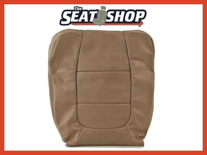 02 03 ford f150 lariat buckets med parchment leather seat cover p5 lh top