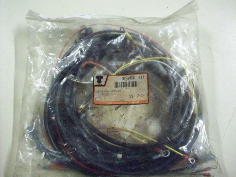 1989 to 1990 harley davidson fx , flst  complete  wire harness  v-twin 32-0456