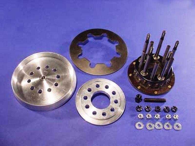 Diaphragm clutch spring presser plate kit with 5 stud hub for hd bt 1941-1984