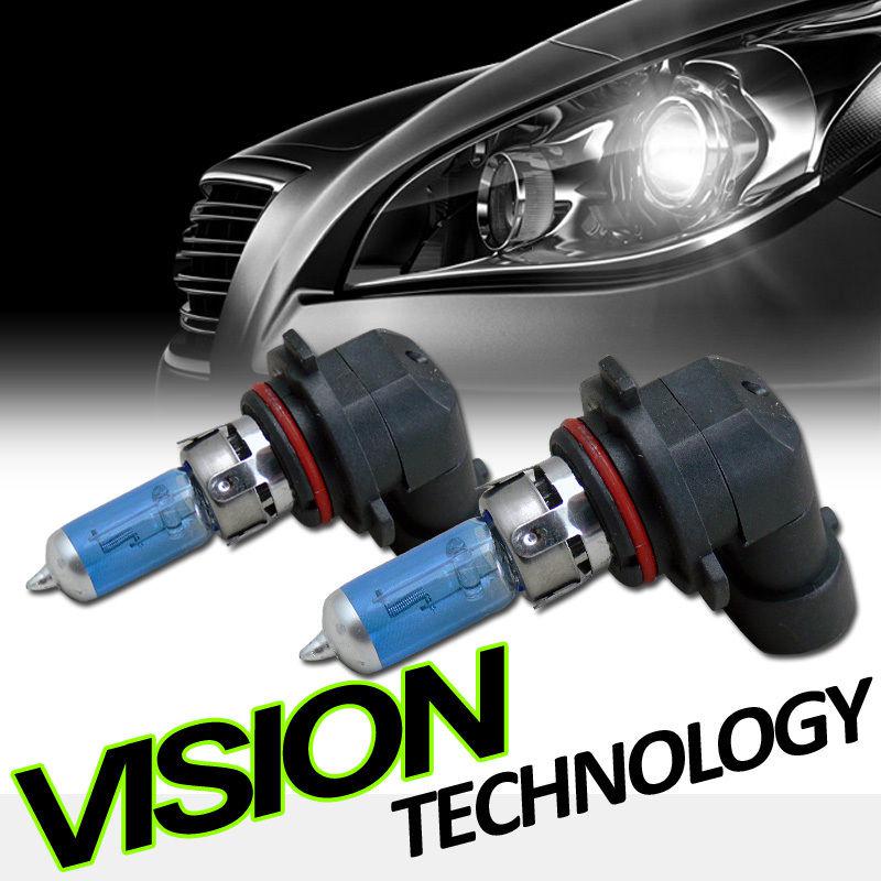 2x 9005/hb3 55w white xenon gas-filled halogen light bulbs head lamp high beam 1