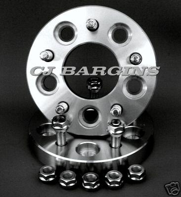 Jeep | 1.25" | 5x4.5 jeep to 5x5.5 wheel| 1/2x20 stud| wheel adapters spacers 5l