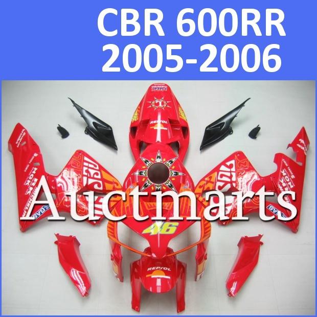 Fit honda 05 06 cbr600rr cbr 600 rr 2005 2006 fairing kit abs plastics d11 b91