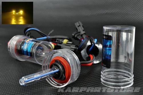 H10/9055/9140 3000k jdm yellow fog light aftermarket hid replacement bulbs only