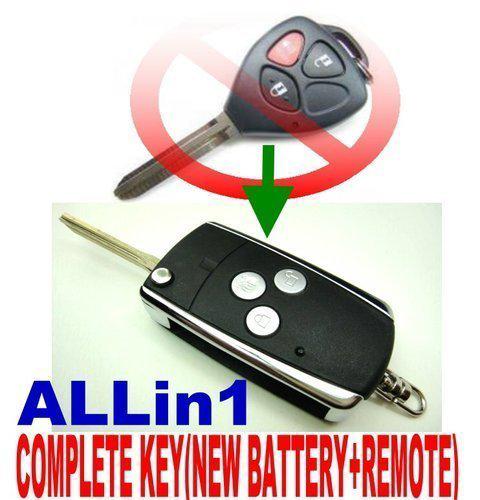 Allin1 scion tc flip chip key keyless entry remote entry fob clicker transmitter