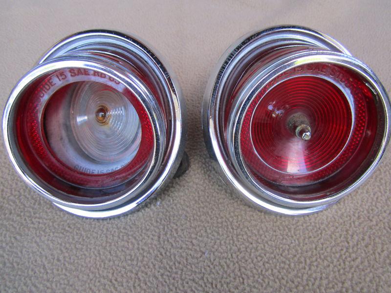 1965 63,64,66,67 chevrolet impala tailight and back-up light - free shipping !!