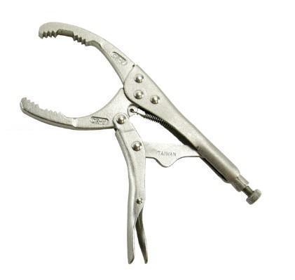 Locking grip oil filter remover wrench tool vise vice holding gripping pliers 