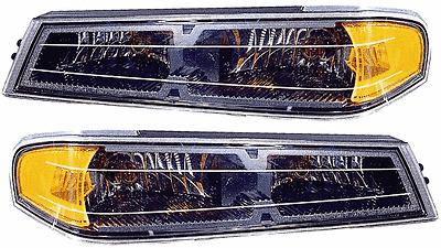 04-06 chevy turn signal parking lamp light blinker assembly pair set lh+rh