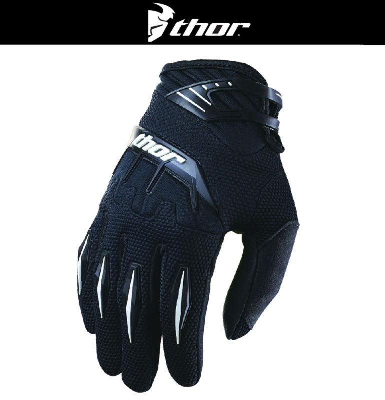 Thor youth spectrum black dirt bike gloves motocross mx atv 2014