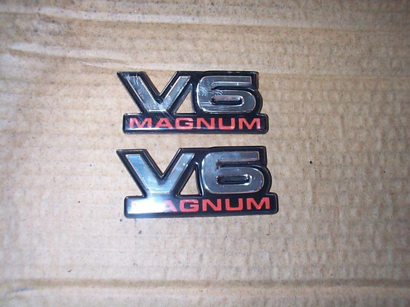 Sale 1994 dodge dakota v6 magnum front fender emblems