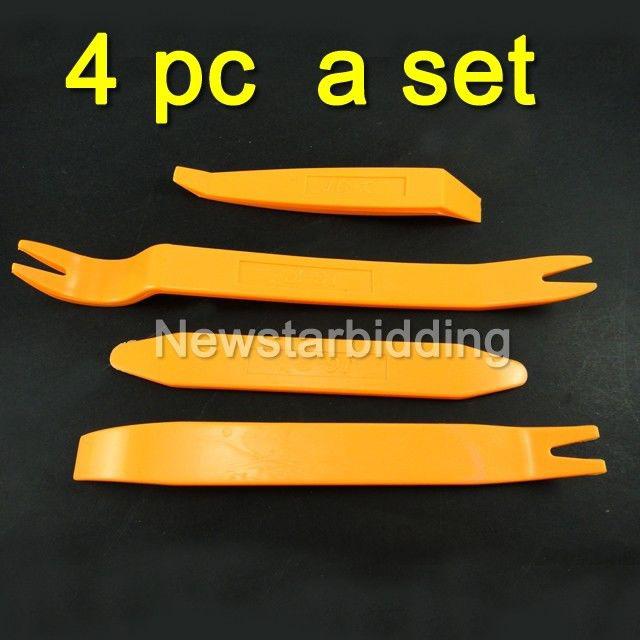 Car dash door trim interior panel molding clips installer remover tools 4pc