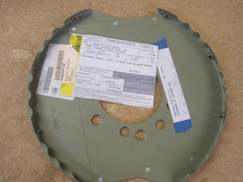 Cessna rear spinner bulkhead