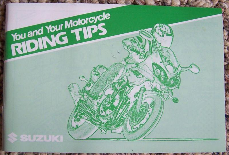 Suzuki motorcycle riding tips manual -suzuki-hayabusa-gsxr 1300 1000 600-v strom