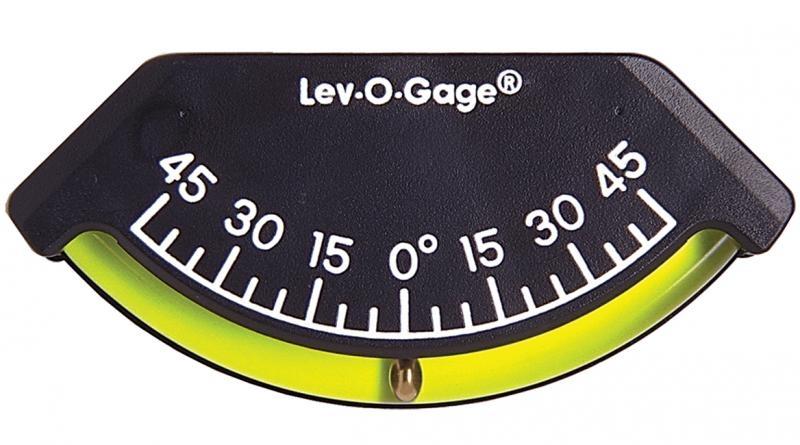 Lev-o-gage (marine) inclinometer and tilt gauge--proudly made in usa!!