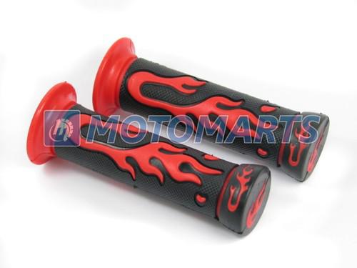 7/8" 22mm red handlebar hand grips for cbr 600 900 1000 rr 954 919 923 1100xx