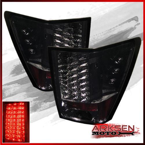 Smoked 05-06 jeep grand cherokee philips-led perform tail lights lamp pair set