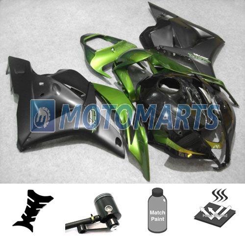 Bundle inj fairing w/ brake fluid reservoir for honda cbr600rr 09 10 11 2012 ac