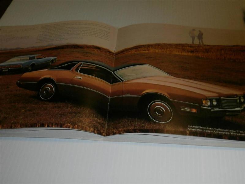 1972 ford thunderbird sales brochure catalog original t-bird vintage fomoco 72