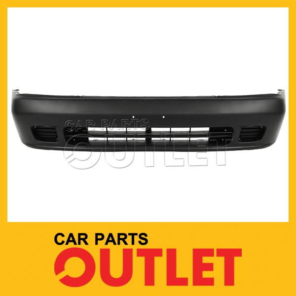 1995-1999 subrau legacy front bumper cover raw mat black cover w/o fog non turbo