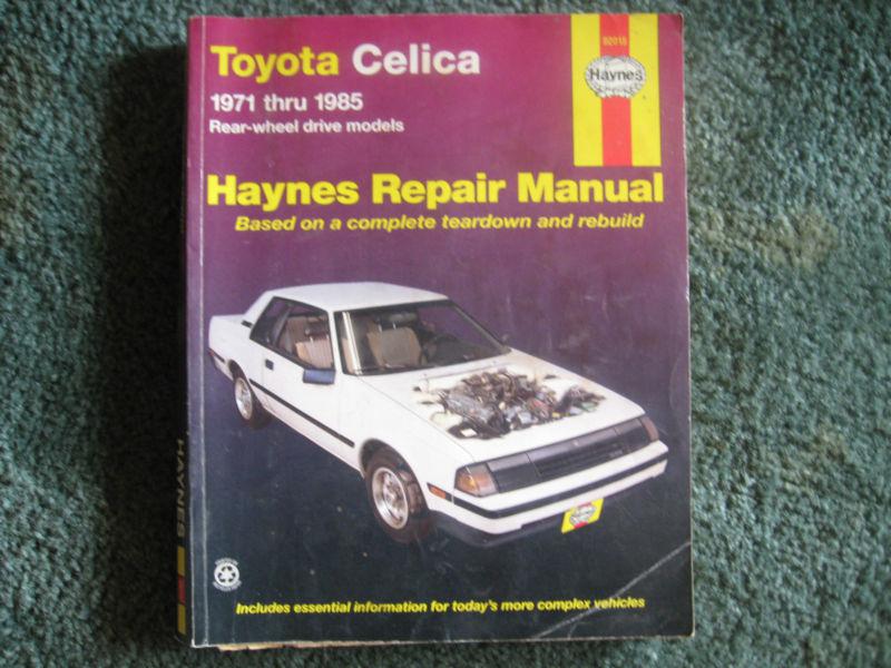 Haynes toyota celica 1971-1985