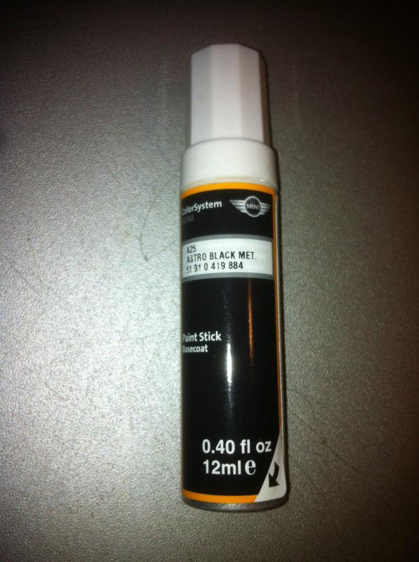 Mini cooper a25 (astro black metallic) touch up paint - base coat only!