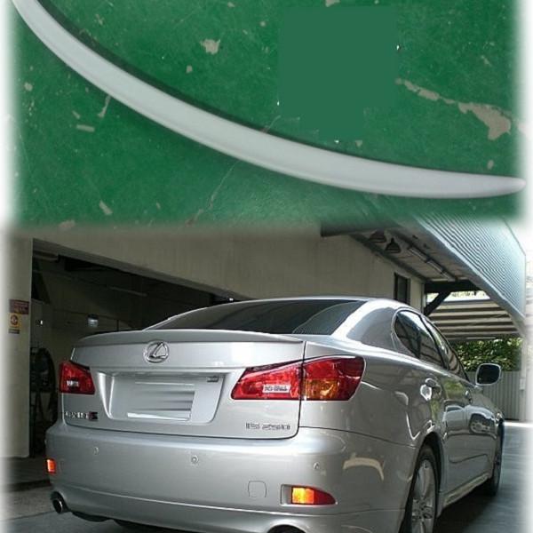 Lexus 05-12 is250 is350 sedan oem type trunk spoiler primer