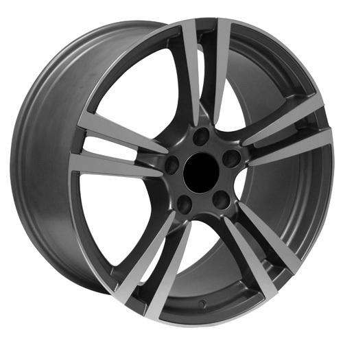 22" inch gunmetal vw volkswagen wheels rims touareg toureg