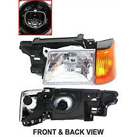 New headlight headlamp drivers left side (w/ side marker)