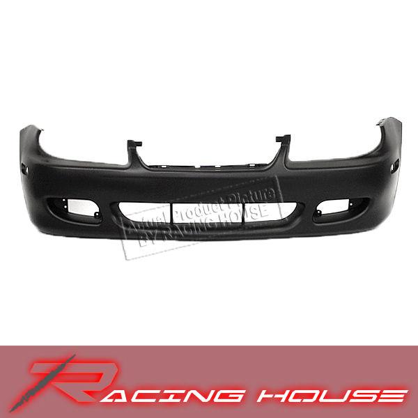 2002 dodge neon acr/es/se/r/t unpainted front bumper cover replacement new