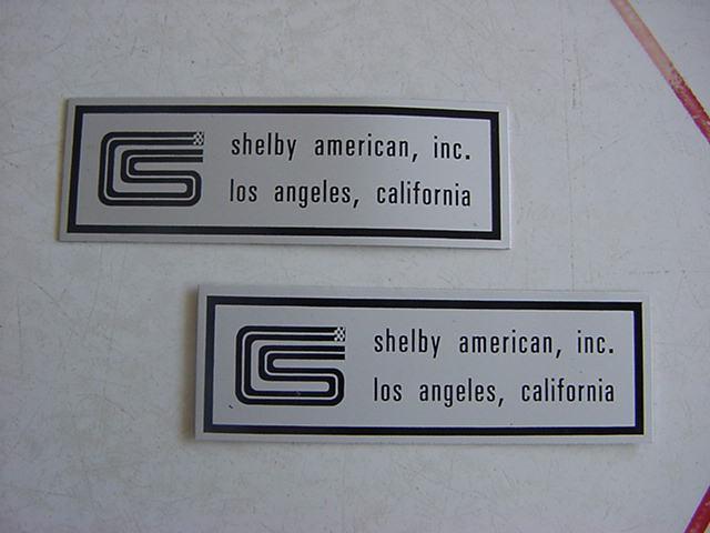 1966 shelby mustang door sill plates old repo