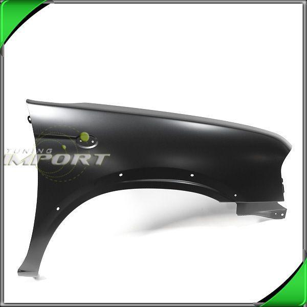 2001-2004 frontier 2.4l 4cyl passenger front fender primered steel primed right