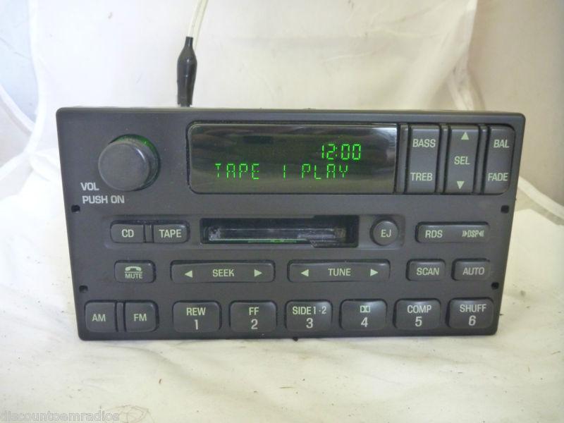 99-02 ford f150 expedition rds  radio cassette yl1f-18c870-ja factory *