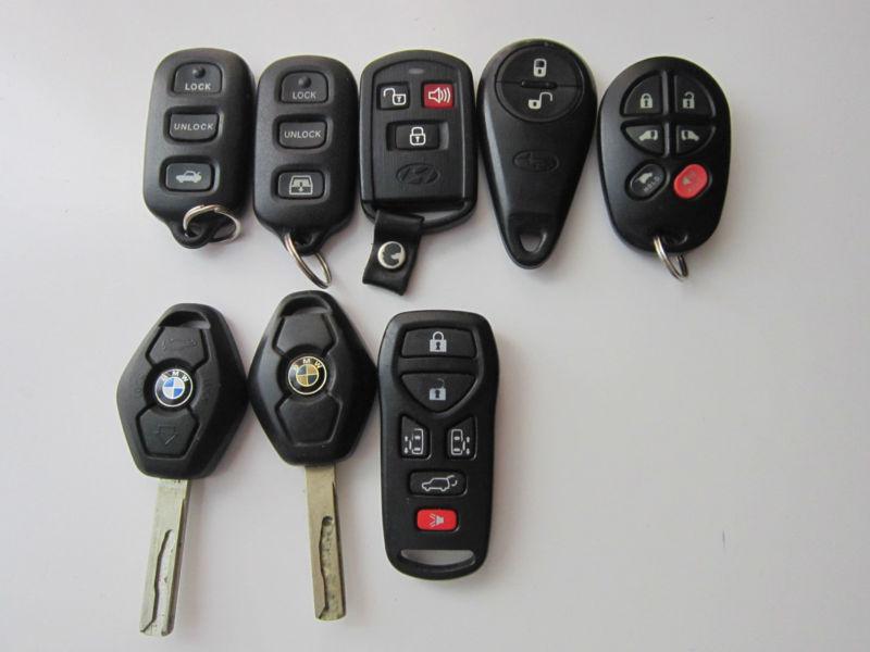 Keyless remotes lot of 8 import