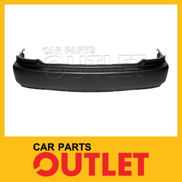 1996-1997 honda accord 2dr 4dr rear bumper cover lx ex se primered black plastic