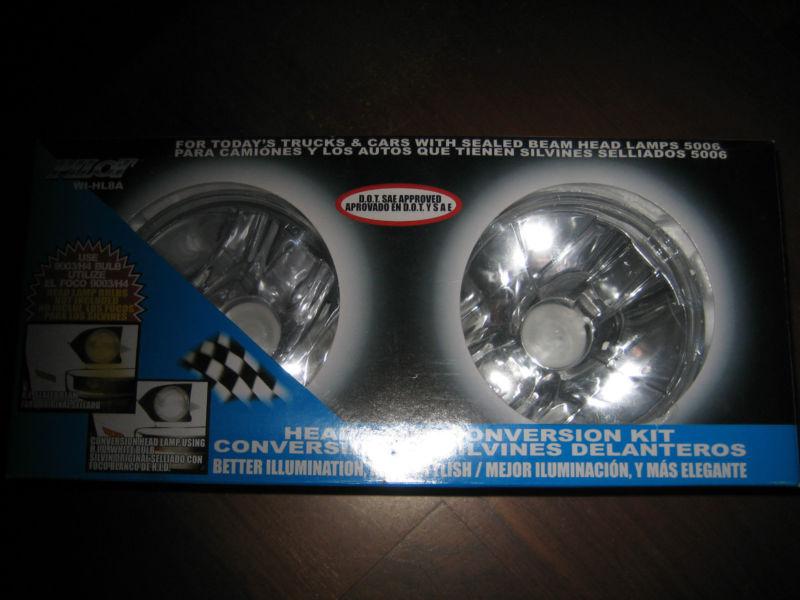 Pilot automotive wi-hl8a head lamp conversion kit for 5006 new pair nice