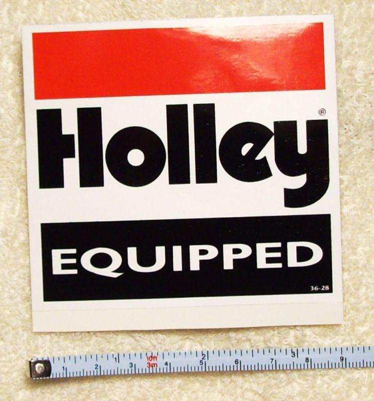 Holley equipped racing sticker - decal