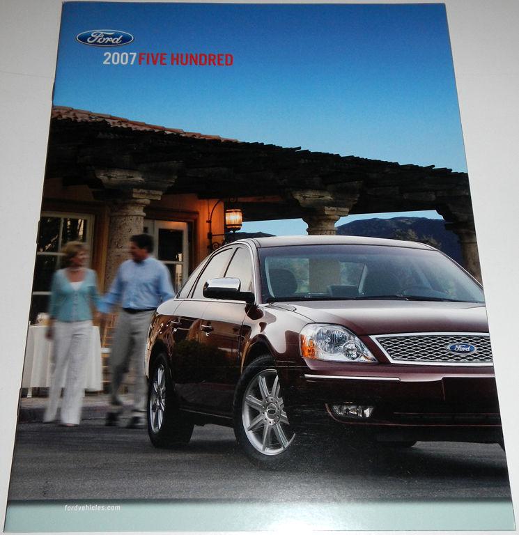 2007 ford five hundred 500 literature brochure