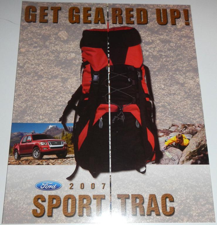 2007 ford sport trac literature brochure