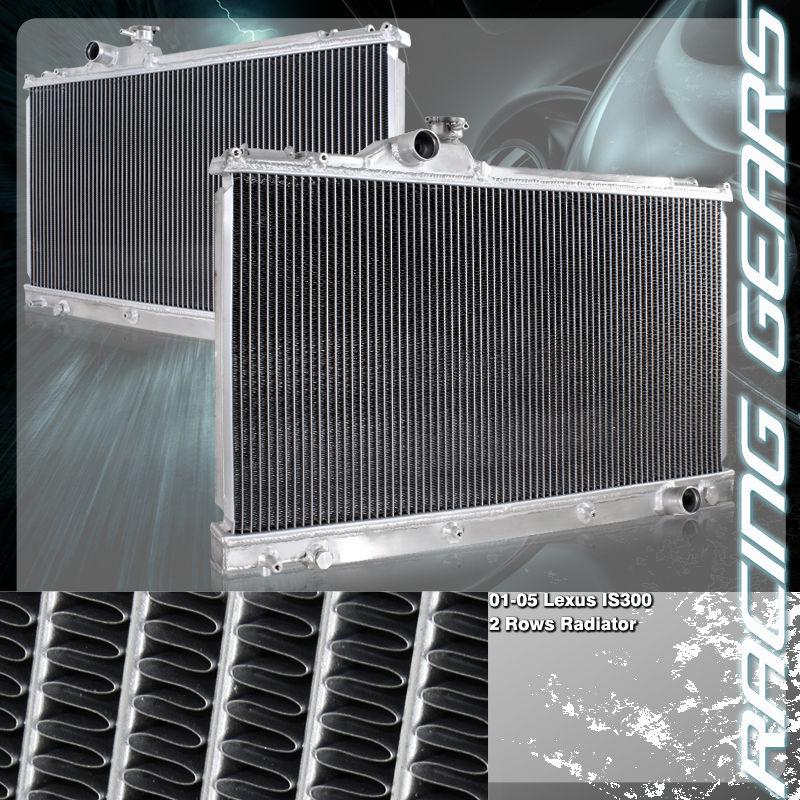 01-05 lexus is300 jdm manual transmission mt dual core 2 row aluminum radiator