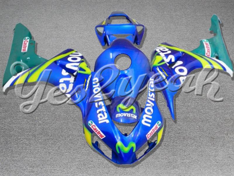 Injection molded fit fireblade cbr1000rr 06 07 movistar blue fairing zn932