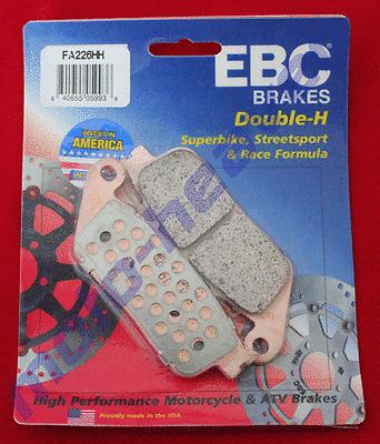 Ebc fa226hh front brakes pads 2011 triumph tiger 800xc double h sintered metal