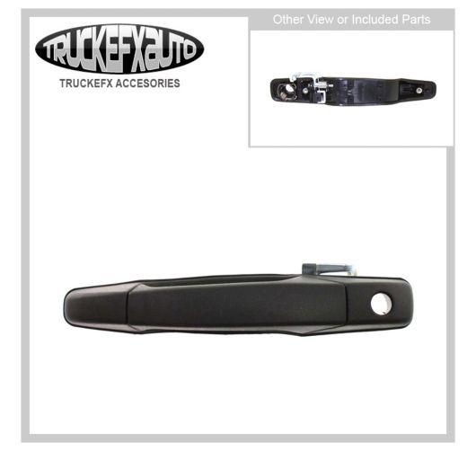 New left side front outside door handle truck suburban textured black driver lh