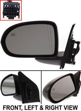 Mirror new primered left hand heated power driver side lh ch1320262 5115047af