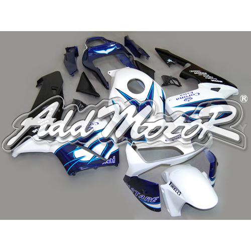 Injection molded fit 2003 2004 cbr600rr 03 04 blue corona alstare fairing 63n11