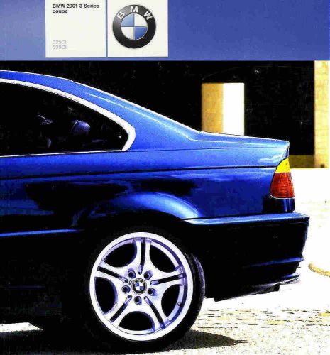 2001 bmw 325ci &amp; 330ci coupe deluxe brochure -bmw 325ci coupe &amp; bmw 330ci coupe