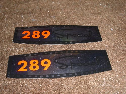 1964 1965 1966 ford fairlane 289 special valve cover decals new pair correct