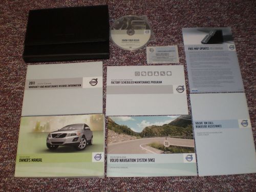 2011 volvo xc60 suv owners manual books navigation guide case all models